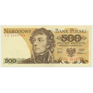 500 złotych 1974 - AB - bardzo rzadkie
