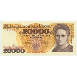 20.000 złotych 1989 - K -