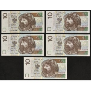 Set, 10 or 2012 (5 pcs.)