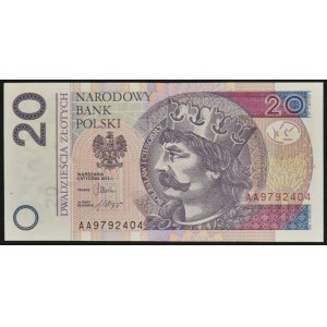 20 złotych 2012 - AA -