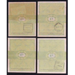 Pewex, 5 centów 1960 - Da (4 szt.) - z klauzulą