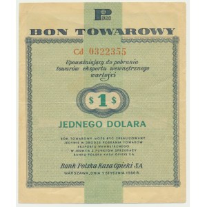 Pewex, 1 dolar 1960 - Cd - z klauzulą -