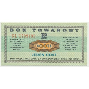 Pewex, 1 cent 1969 - GL -