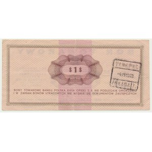 Pewex, 1 dolar 1969 - Ed - RZADKI