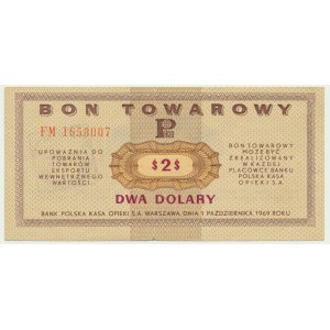 Pewex, 2 dolary 1969 - FM -