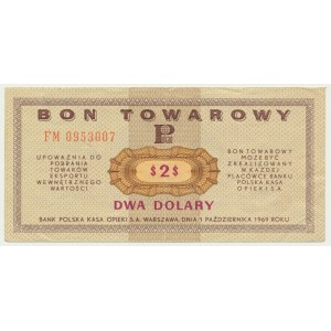 Pewex, 2 dolary 1969 - FM -