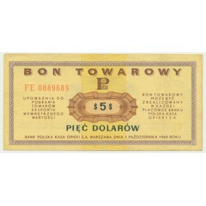 Pewex, $5 1969 - FE -