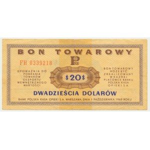Pewex, 20 dolarów 1969 - FH -