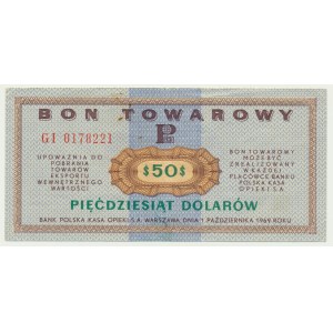 Pewex, 50 dolarów 1969 - GI -