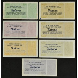 Baltona, zestaw 1-50 centów 1973 (7 szt.)