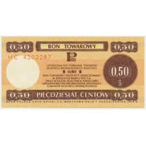 Pewex, 50 cents 1979 - HC - petit -