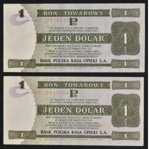 Pewex, $1 1979 - HD - (2 pièces).