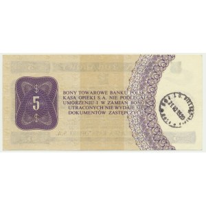 Pewex, 5 dolarów 1979 - HE -