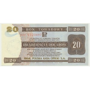 Pewex, 20 dolarów 1979 - HH -