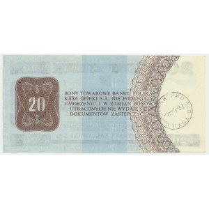 Pewex, 20 dolarów 1979 - HH -