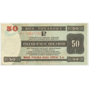 Pewex, 50 dolarów 1979 - HJ - RZADKI