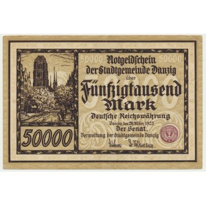 Danzig, 50.000 Mark 1923