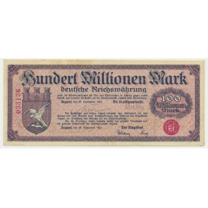 Sopot (Zoppot), 100 million Mark 1923