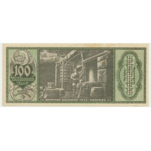 Sopot (Zoppot), 100 million Mark 1923