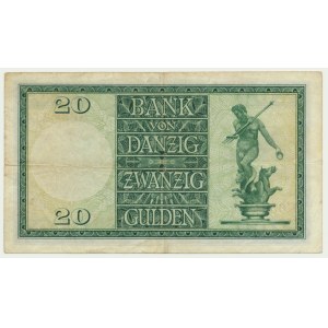 Danzig, 20 Gulden 1937 - K -
