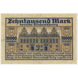 Danzig, 10.000 Mark 1923 - RARE