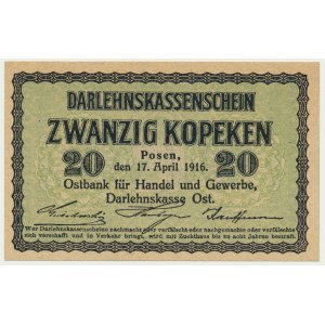 Poznan, 20 kopecks 1916