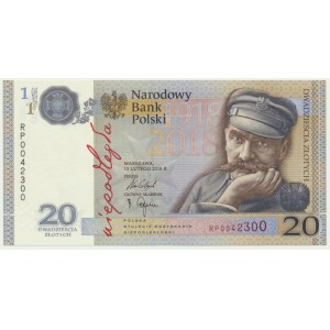 20 Or 2018 - 100e anniversaire de l'indépendance -.