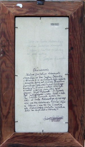Jacek Malczewski(1854 Radm-1929 Kraków),Studium portretowe dziewczynki,1920