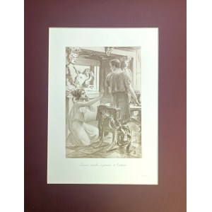 Jan Styka(1858-1925),Eunica opadła na kolana i błaga...,1901