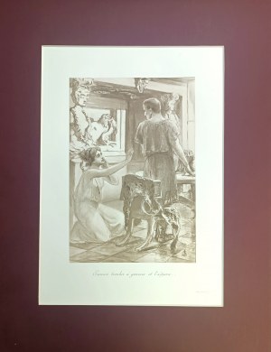 Jan Styka(1858-1925),Eunica opadła na kolana i błaga...,1901