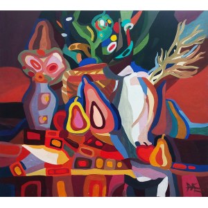 Yevgen Marchuk (b. 1987), Still life with pears, 2009