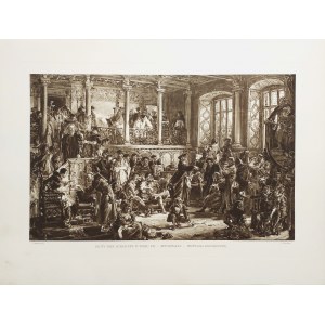 Jan Matejko (1838 - 1893), The Golden Age of Literature in the 16th Century - Reformation - The Prevalence of Catholicism