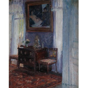 WNĘTRZE Z OBRAZEM, 1909