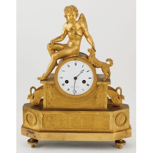ZEGAR Z AMOREM, Francja, Langres, Gillot, ok. 1800