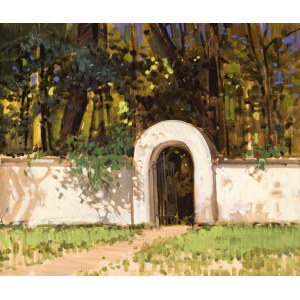 JAN WOŁEK, BOCZNA FURTKA PRZY PAŁACU CZARTORYSKICH W PUŁAWACH, 2000