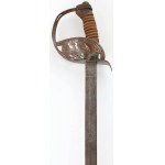 PAŁASZ PRUSKI wz 1889 oficera 1 Pułku Dragonów Gwardii im. królowej Wiktorii, Niemcy, Solingen, Weyersberg & Kirschbaum