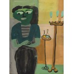 Marian EILE, DZIEWCZYNA PRZY STOLIKU, 1954