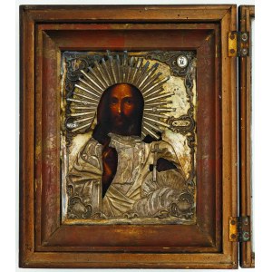 IKON, CHRIST PANTOKRATOR, Russia, Moscow, Aleksandr Yosifovich Fuld, after 1862