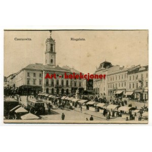 Ukraina - Czerniowce - Czernowitz - Rynek - Plac