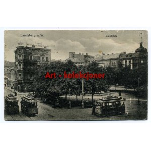Gorzow Wielkopolski - Landsberg - Marktplatz - Trams