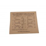 ROZKŁAD JAZDY KOLEJI w Rawie Ruskiej ważny od 15 V 1938 [kolejnictwo]