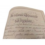 RĘKOPIS PAMIĄTKA Z SELEKTY - Era nowoczesna literatury polskiej 1877 - 1878 [oprawa]