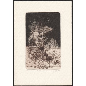 Zdenek BUGAN (ur. 1957) ekslibris Lucas Cranach