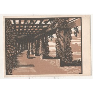 WROCŁAW Wystawa Ziem Odzyskanych WZO - Pergola Drzeworyt Eug. Pichella