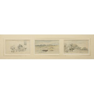 Jozef BRANDT (1841-1915), Sketches - triptych