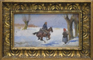 Jerzy KOSSAK (1886-1955), Pytanie o drogę, 1936?