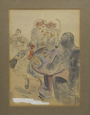 Maja BEREZOWSKA (1898-1978), Pani z pieskiem, 1949