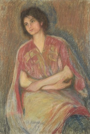 Stanisław ŻARNECKI (1877-1956), Portret dziewczyny, 1908