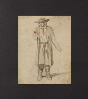 Maksymilian OBORSKI (1809-1878) - przypisywany, Postać włościanina, ok. 1830