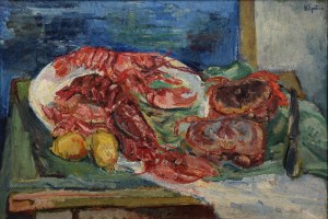 Henryk EPSTEIN (1890-1944), Martwa natura ze skorupiakami